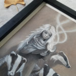 Girl With Badgers
