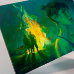 Hilary Clarcq The Brink Oil Painting