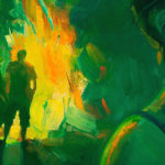 Hilary Clarcq The Brink Oil Painting