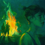 Hilary Clarcq The Brink Oil Painting