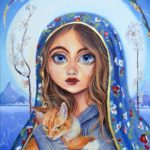 "Madonna with Kitten" by Brianna Angelakis