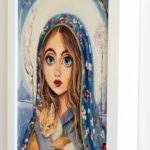 "Madonna with Kitten" by Brianna Angelakis