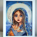 "Madonna with Kitten" by Brianna Angelakis