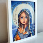 "Madonna with Kitten" by Brianna Angelakis