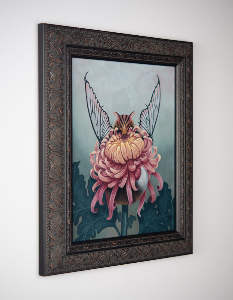 "Glass-Wing Blossom Bat" - by David Natale