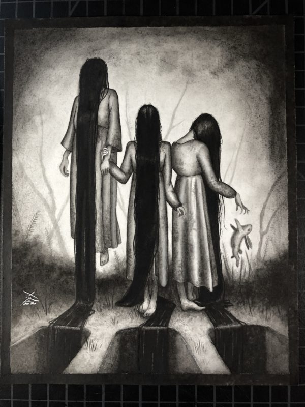 "Black Haired Girls" by Xavier