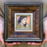 "Spring Meditation" by Kaysha Siemens - a view of the piece framed