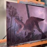 Side View of Ceratosaurus by Owen William Weber