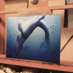 Detail 4 of Mosasaurus by Owen William Weber