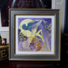 Threaded Unity original painting 6.5 x 6.5