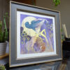 Threaded Unity original painting 6.5 x 6.5