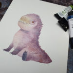 Young Club Nosed Dragon