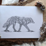 canid deciduous in the wild