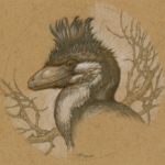 "Crested Deinonychus" by Natee Puttapipat