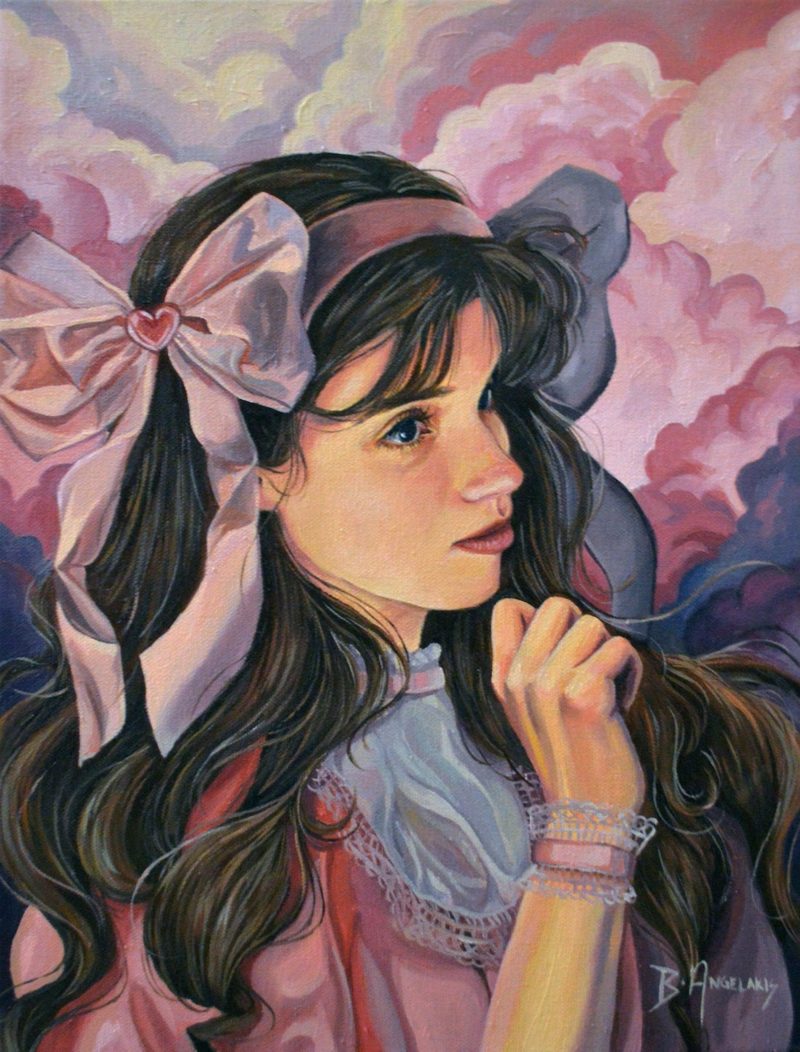 Enchanted, oil on canvas by Brianna Angelakis