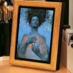 Hilary Clarcq - "Feather Center" - Oil Painting