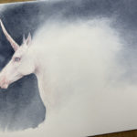 Unicorn painting photograph