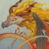 Fire Dragon, small round series - Image 4