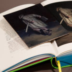 HilaryClarcq - Study for "The Commuter" - with book