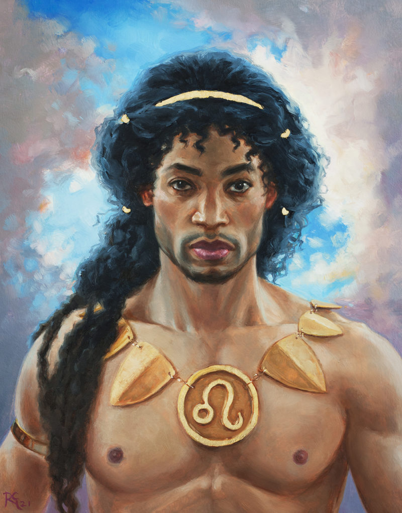 Leo painting