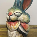 Blue Bun of Happiness by Carisa Swenson, three-quarter view