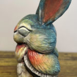 Blue Bun of Happiness by Carisa Swenson, left side view