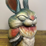 Blue Bun of Happiness by Carisa Swenson, three-quarter