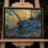 Sunset over Bear's Den - On Easel