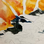 Sunset over Bear's Den - In Progress 01