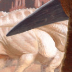 Detail of Iguanodon by Owen William Weber
