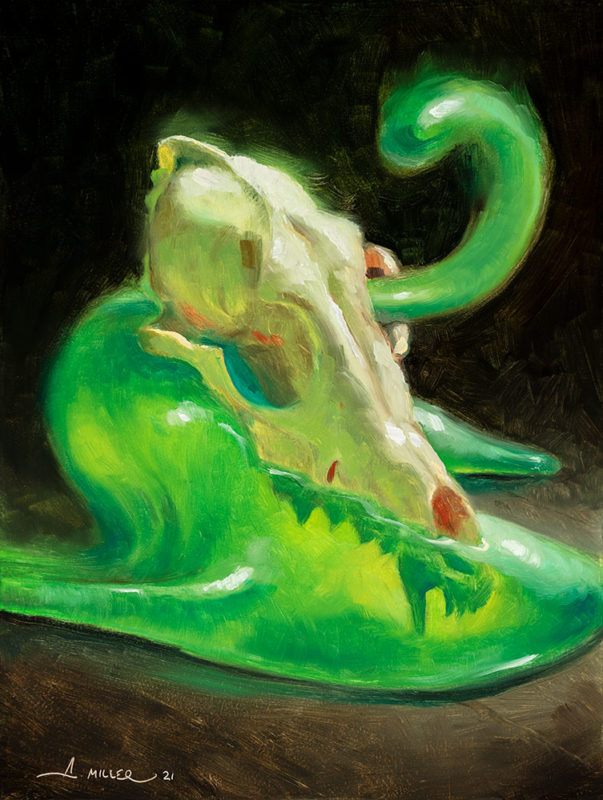 ooze Coyote Skull Aaron Miller