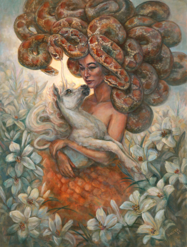 Innocence. Medusa with Unicorn