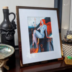 inner flame framed in situ