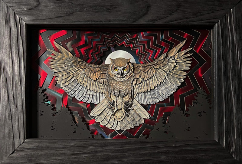 Twin Peaks Owl Art