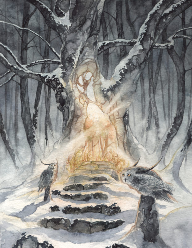 "Winter's Light" - by Amelia Leonards