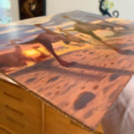 Detail of Gallimimus by Owen Weber