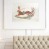 watercolor animal (hare)vintage art for sale by Sucharita Suri