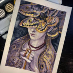 Inversion - original watercolor painting