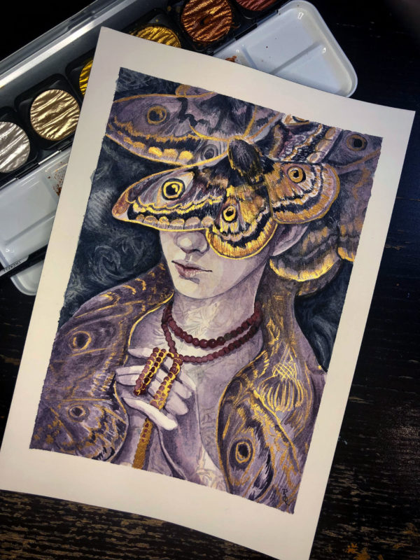 Inversion - original watercolor painting