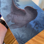 Detail of Carnotaurus by Owen Weber