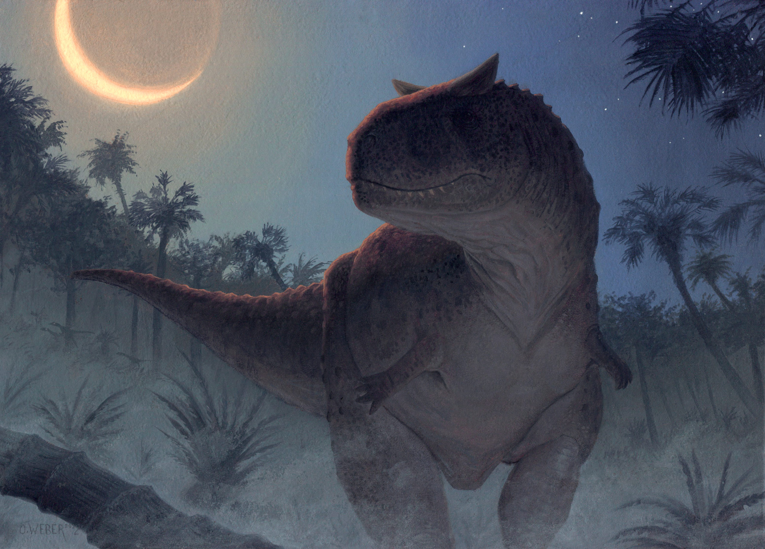Carnotaurus Original Art By Owen Weber Every Day Original Carnotaurus Original Art By Owen Weber Every Day Original