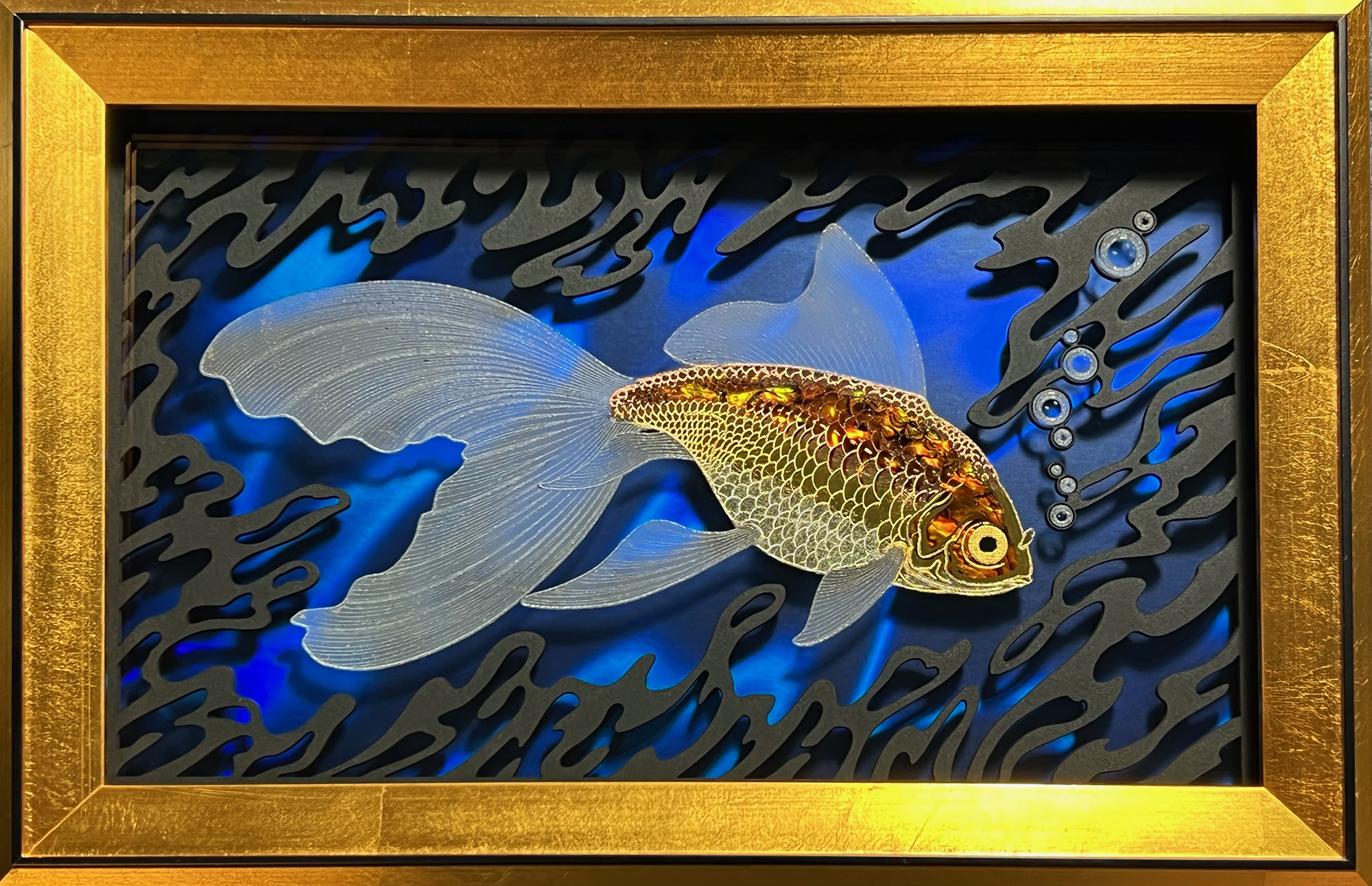 Gold Fish washi tape - Opalescent Eel Illustration + Design's Ko