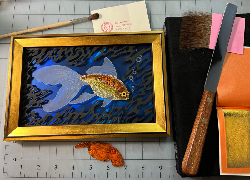 Gold Fish with Materials