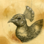 'Peafowl Head Study' by Natee Puttapipat