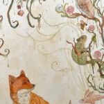 Watercolor Whimsical Fox