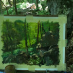 A Splash of Green, Farley, WIP2