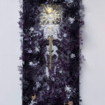 Broken Chalice on white background