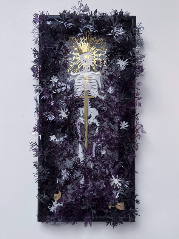 Broken Chalice on white background