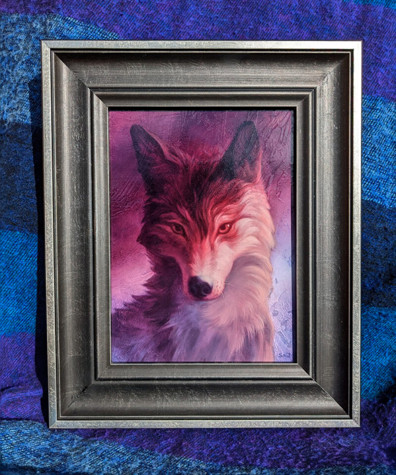 Roselight Wolf Framed