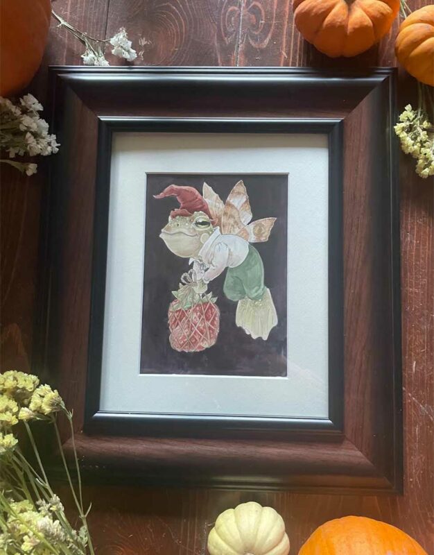 strawberry fairy frog